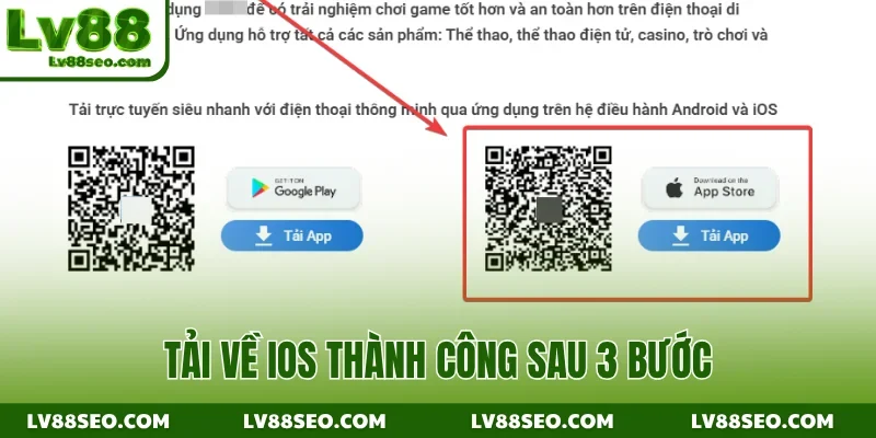 Tải về iOS thành công sau 3 bước